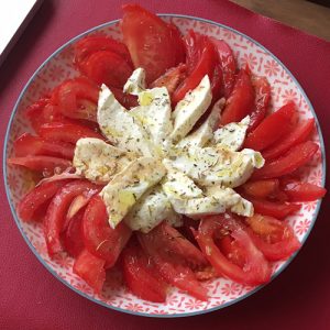 salade tomates mozzarella