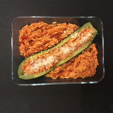 courgette farcie au riz