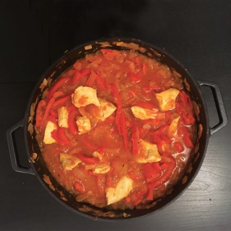 poulet basquaise