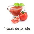 1 coulis de tomate