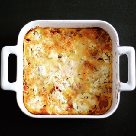 gratin tomates cerises chevre