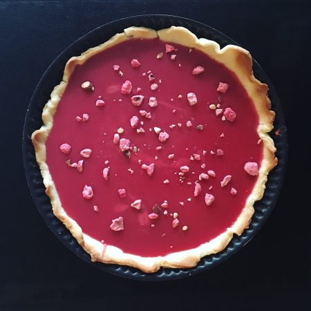 tarte aux pralines
