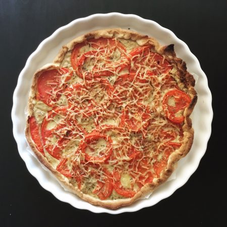 tarte au thon et aux tomates