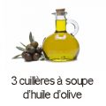 3 cas huile olive
