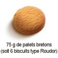 75 g de palets bretons