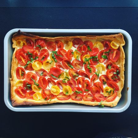 Tarte tomates-cerises