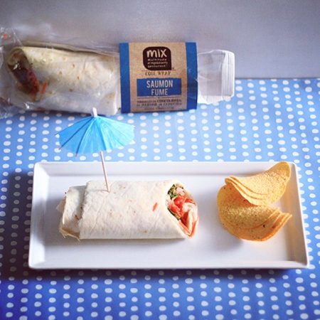 wrap saumon mix