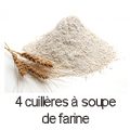 4 cas de farine