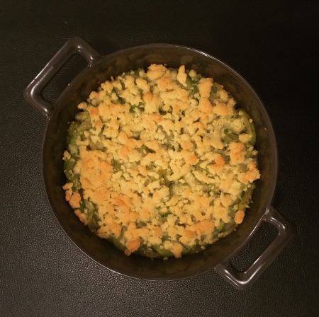 Crumble aux courgettes