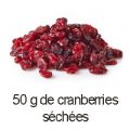 50 g cranberries sechees