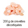 200 g crevettes decortiquees