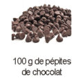 100 g pepites de chocolat