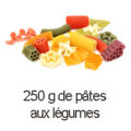 250 g pates aux legumes