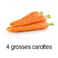4 grosses carottes