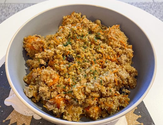 Quinoa au thon carottes patates douces