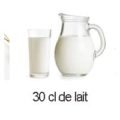 30 cl de lait