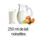 250 ml lait noisettes
