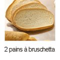 2 pains a bruschetta
