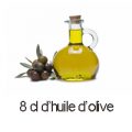 8 cl huile olive