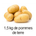 1,5 kg de pommes de terre