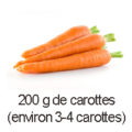 200 g carottes