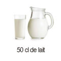 50 cl de lait