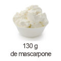 130 g de mascarpone