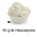 40 g de mascarpone