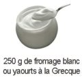 250 g fromage blanc yaourt a la grecque