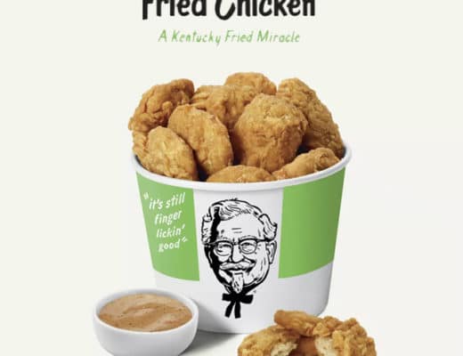 KFC nuggets sans poulet