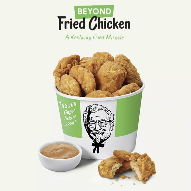 KFC nuggets sans poulet