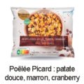 poelee picard patate douce marron cranberry
