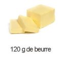 120 g beurre